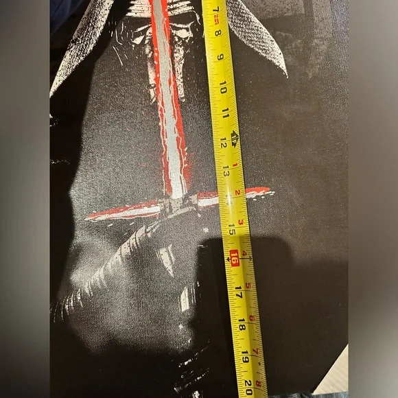 Kylo Ren Wall Canvas - Star Wars - Artissimo - 20”x16” - Picture 10 of 10